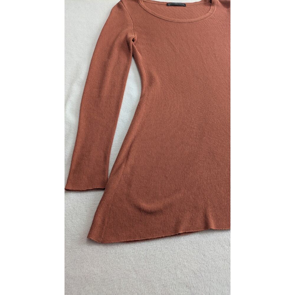 Peruvian Connection Top Avignon Orange Rust Tunic… - image 3